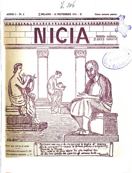 Nicia rivista medica d'arte e varieta