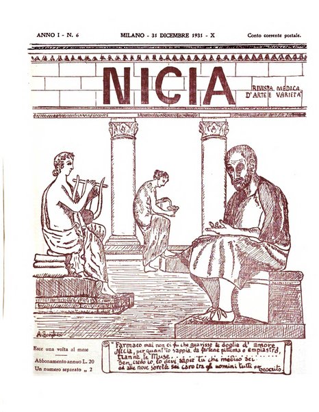 Nicia rivista medica d'arte e varieta