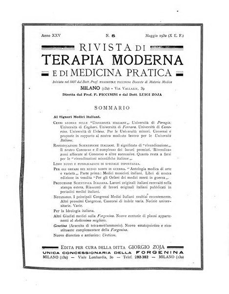 Nicia rivista medica d'arte e varieta