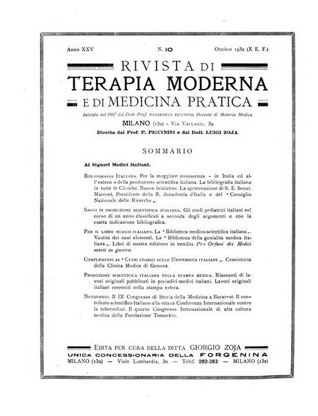 Nicia rivista medica d'arte e varieta