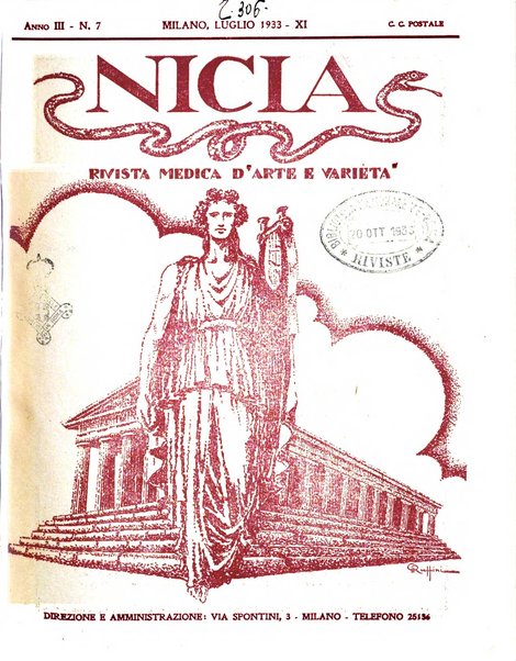 Nicia rivista medica d'arte e varieta