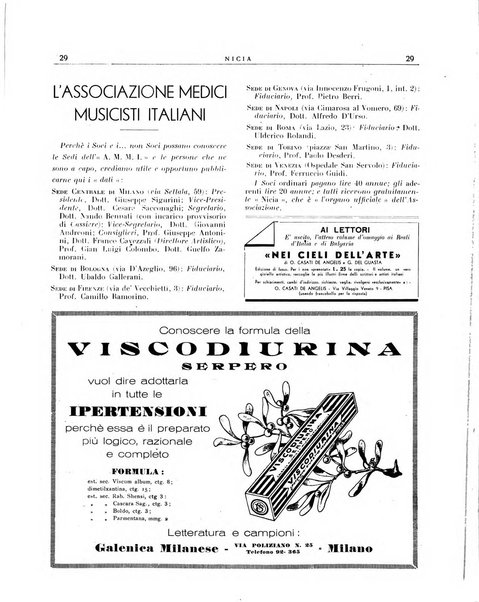 Nicia rivista medica d'arte e varieta