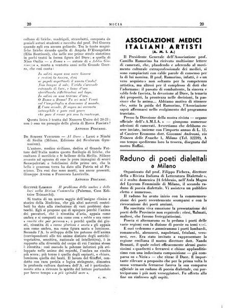 Nicia rivista medica d'arte e varieta