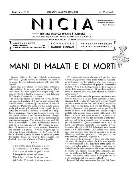 Nicia rivista medica d'arte e varieta