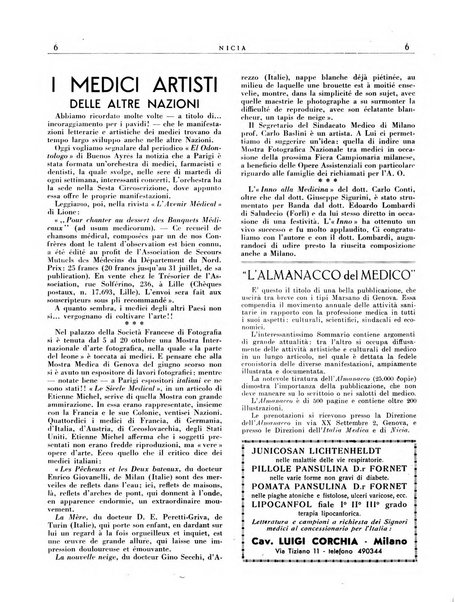 Nicia rivista medica d'arte e varieta