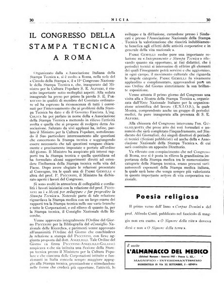 Nicia rivista medica d'arte e varieta