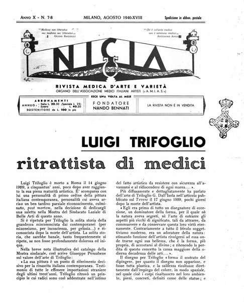 Nicia rivista medica d'arte e varieta