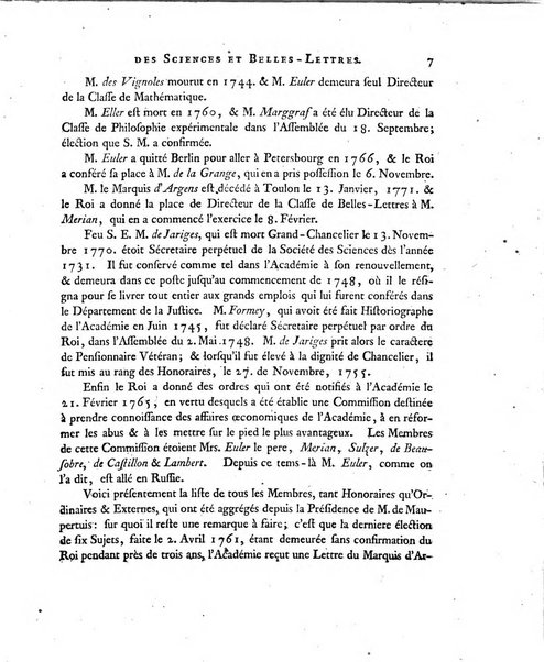 Nouveaux memoires de l'Academie royale des sciences et belles-lettres, avec l'histoire pour la meme annee