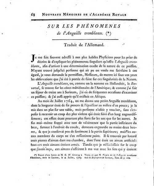 Nouveaux memoires de l'Academie royale des sciences et belles-lettres, avec l'histoire pour la meme annee