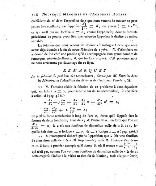 Nouveaux memoires de l'Academie royale des sciences et belles-lettres, avec l'histoire pour la meme annee