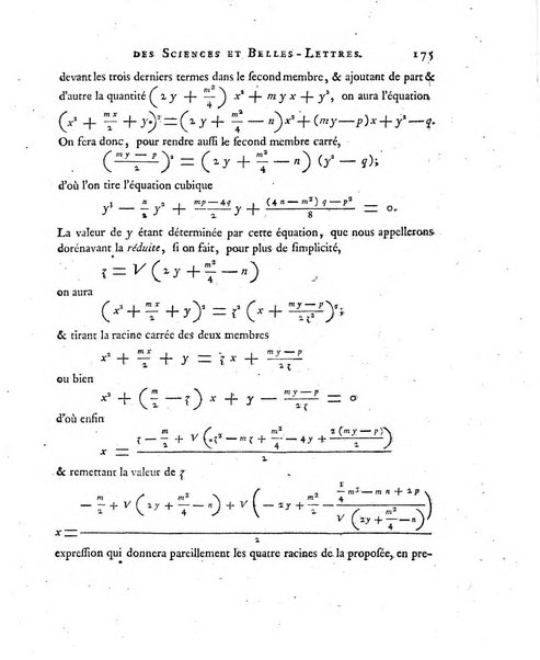 Nouveaux memoires de l'Academie royale des sciences et belles-lettres, avec l'histoire pour la meme annee