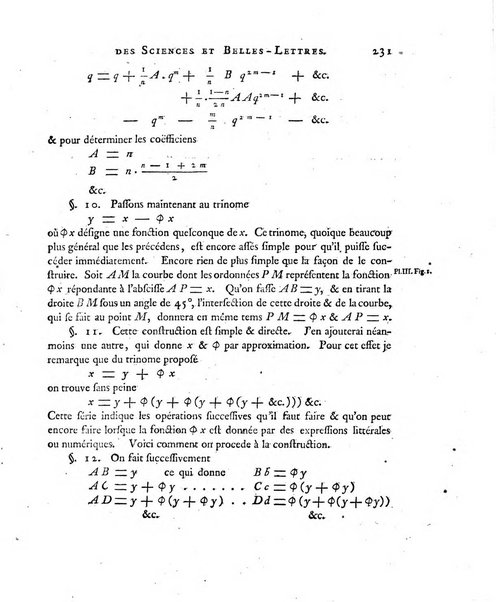 Nouveaux memoires de l'Academie royale des sciences et belles-lettres, avec l'histoire pour la meme annee