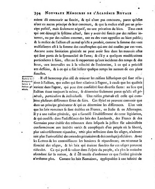 Nouveaux memoires de l'Academie royale des sciences et belles-lettres, avec l'histoire pour la meme annee