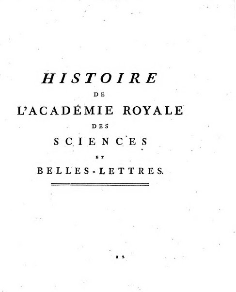 Nouveaux memoires de l'Academie royale des sciences et belles-lettres, avec l'histoire pour la meme annee