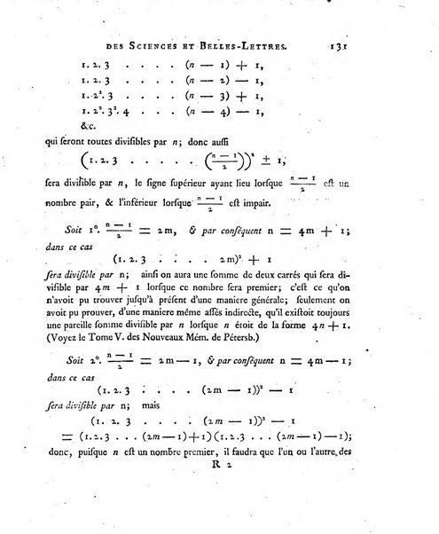 Nouveaux memoires de l'Academie royale des sciences et belles-lettres, avec l'histoire pour la meme annee