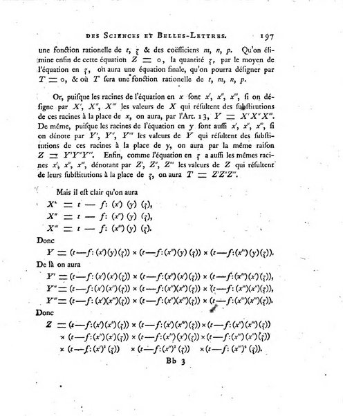 Nouveaux memoires de l'Academie royale des sciences et belles-lettres, avec l'histoire pour la meme annee