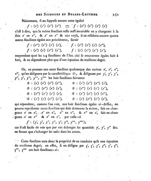 Nouveaux memoires de l'Academie royale des sciences et belles-lettres, avec l'histoire pour la meme annee