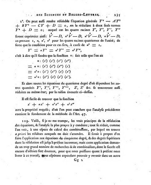 Nouveaux memoires de l'Academie royale des sciences et belles-lettres, avec l'histoire pour la meme annee