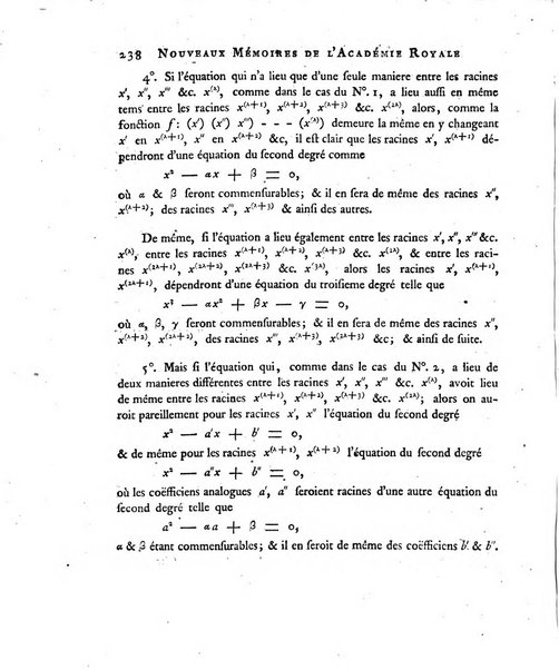 Nouveaux memoires de l'Academie royale des sciences et belles-lettres, avec l'histoire pour la meme annee