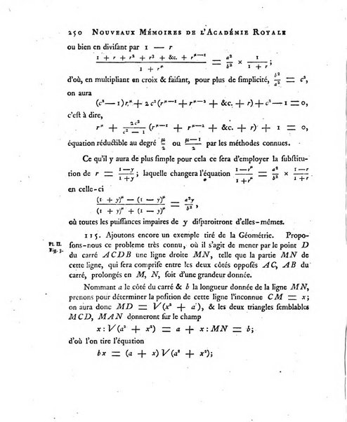 Nouveaux memoires de l'Academie royale des sciences et belles-lettres, avec l'histoire pour la meme annee