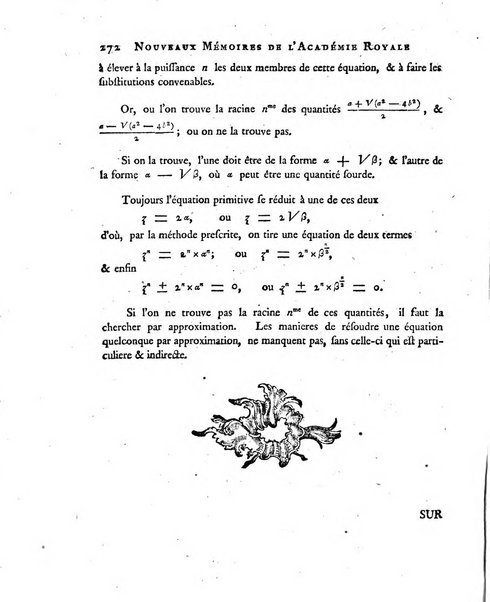 Nouveaux memoires de l'Academie royale des sciences et belles-lettres, avec l'histoire pour la meme annee