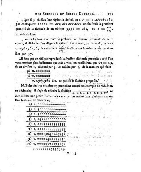 Nouveaux memoires de l'Academie royale des sciences et belles-lettres, avec l'histoire pour la meme annee