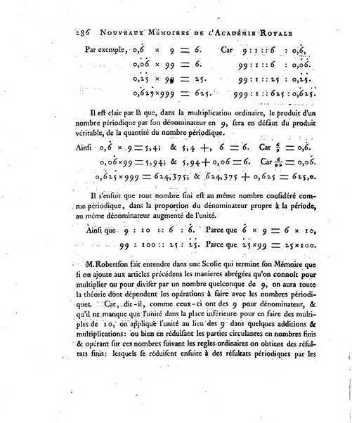 Nouveaux memoires de l'Academie royale des sciences et belles-lettres, avec l'histoire pour la meme annee