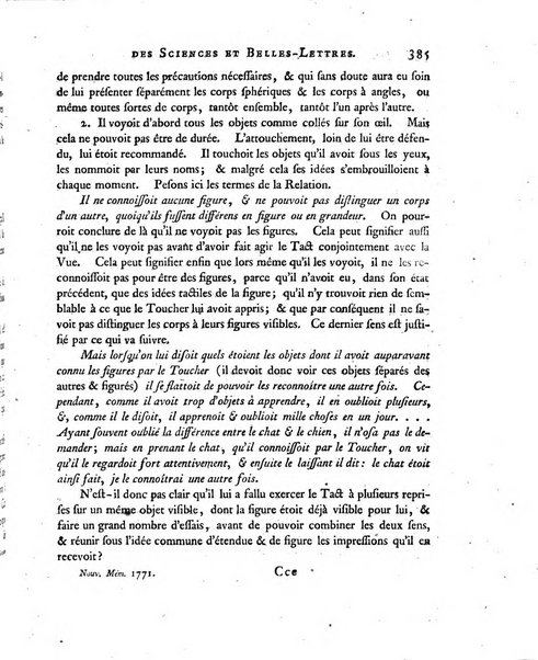 Nouveaux memoires de l'Academie royale des sciences et belles-lettres, avec l'histoire pour la meme annee