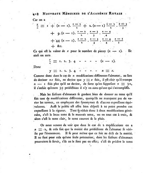 Nouveaux memoires de l'Academie royale des sciences et belles-lettres, avec l'histoire pour la meme annee