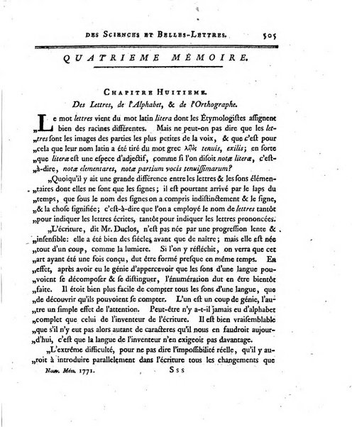 Nouveaux memoires de l'Academie royale des sciences et belles-lettres, avec l'histoire pour la meme annee