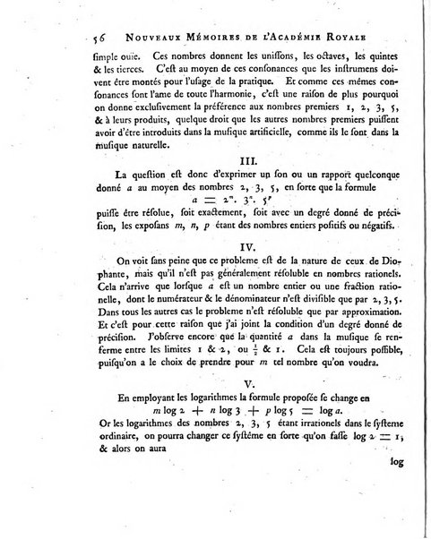 Nouveaux memoires de l'Academie royale des sciences et belles-lettres, avec l'histoire pour la meme annee