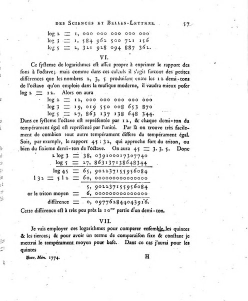 Nouveaux memoires de l'Academie royale des sciences et belles-lettres, avec l'histoire pour la meme annee