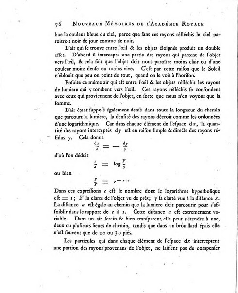 Nouveaux memoires de l'Academie royale des sciences et belles-lettres, avec l'histoire pour la meme annee