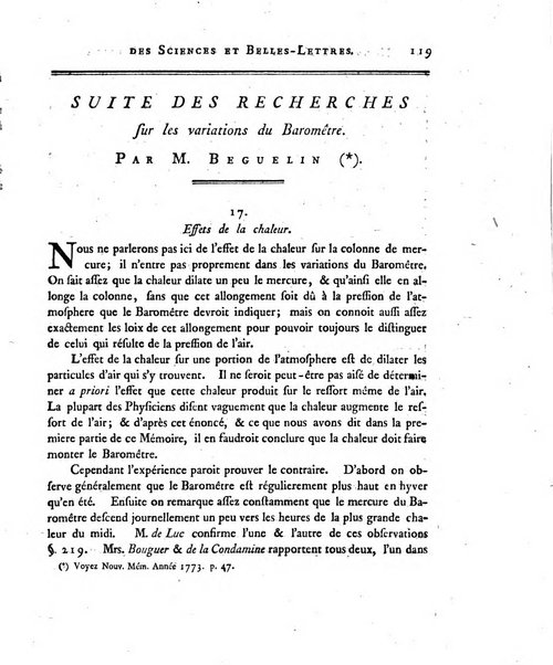 Nouveaux memoires de l'Academie royale des sciences et belles-lettres, avec l'histoire pour la meme annee