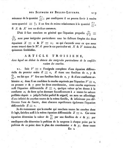 Nouveaux memoires de l'Academie royale des sciences et belles-lettres, avec l'histoire pour la meme annee