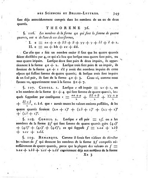 Nouveaux memoires de l'Academie royale des sciences et belles-lettres, avec l'histoire pour la meme annee