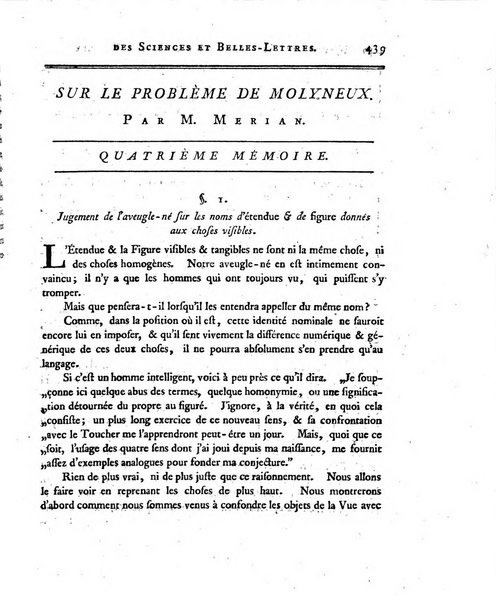 Nouveaux memoires de l'Academie royale des sciences et belles-lettres, avec l'histoire pour la meme annee