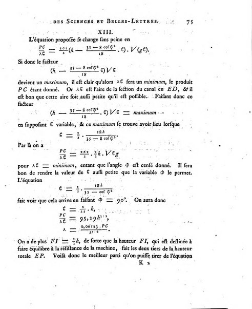 Nouveaux memoires de l'Academie royale des sciences et belles-lettres, avec l'histoire pour la meme annee