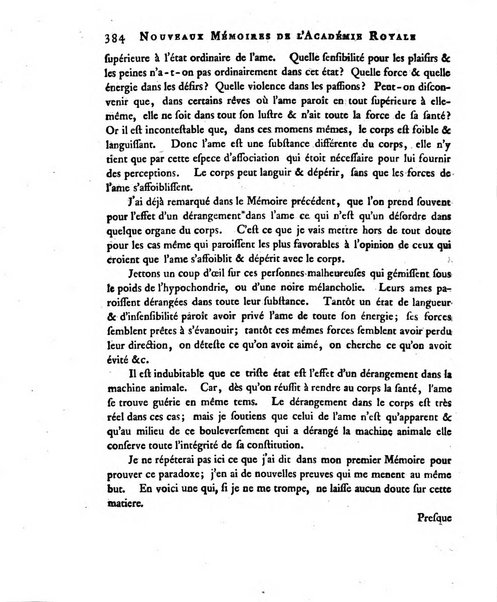 Nouveaux memoires de l'Academie royale des sciences et belles-lettres, avec l'histoire pour la meme annee