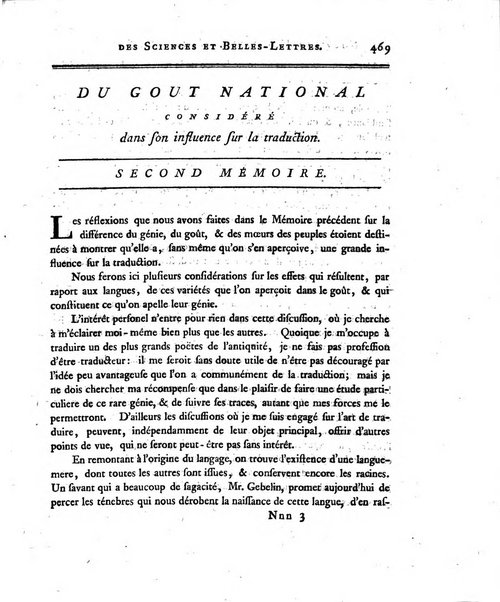 Nouveaux memoires de l'Academie royale des sciences et belles-lettres, avec l'histoire pour la meme annee