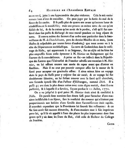 Nouveaux memoires de l'Academie royale des sciences et belles-lettres, avec l'histoire pour la meme annee