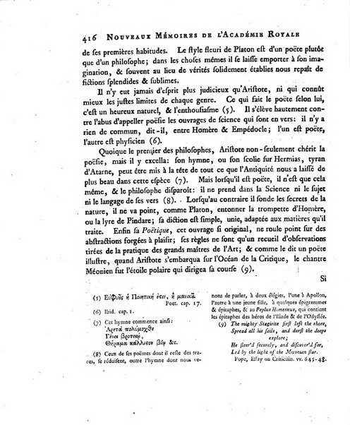 Nouveaux memoires de l'Academie royale des sciences et belles-lettres, avec l'histoire pour la meme annee