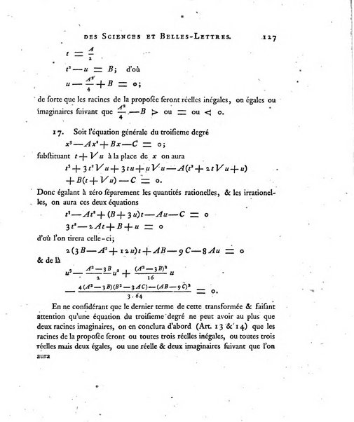 Nouveaux memoires de l'Academie royale des sciences et belles-lettres, avec l'histoire pour la meme annee