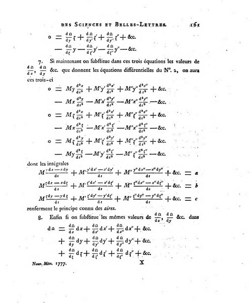 Nouveaux memoires de l'Academie royale des sciences et belles-lettres, avec l'histoire pour la meme annee