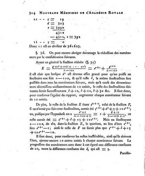 Nouveaux memoires de l'Academie royale des sciences et belles-lettres, avec l'histoire pour la meme annee