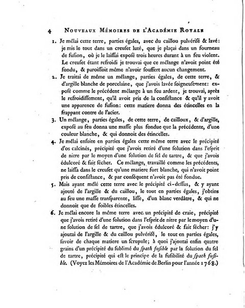 Nouveaux memoires de l'Academie royale des sciences et belles-lettres, avec l'histoire pour la meme annee