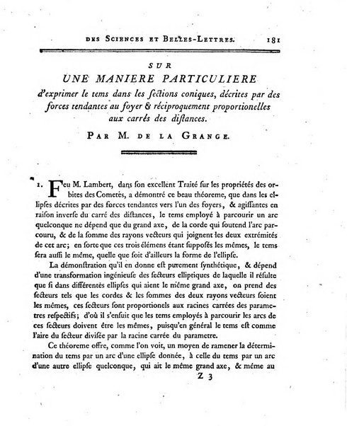 Nouveaux memoires de l'Academie royale des sciences et belles-lettres, avec l'histoire pour la meme annee