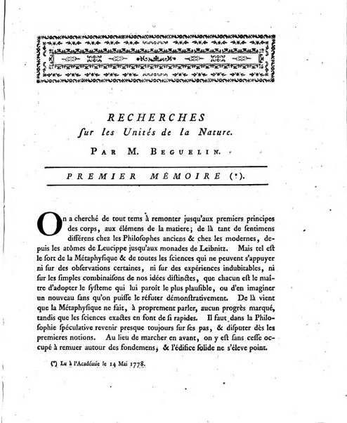 Nouveaux memoires de l'Academie royale des sciences et belles-lettres, avec l'histoire pour la meme annee