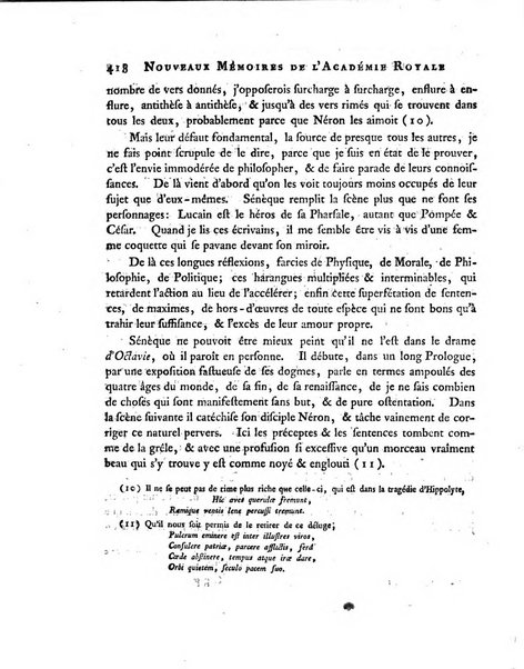 Nouveaux memoires de l'Academie royale des sciences et belles-lettres, avec l'histoire pour la meme annee