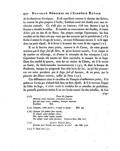 Nouveaux memoires de l'Academie royale des sciences et belles-lettres, avec l'histoire pour la meme annee